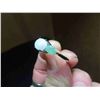 Image 8 : New Gorgeous opal 9mm x 7mm + Emerald on Sterling Silver Ring Sz 8