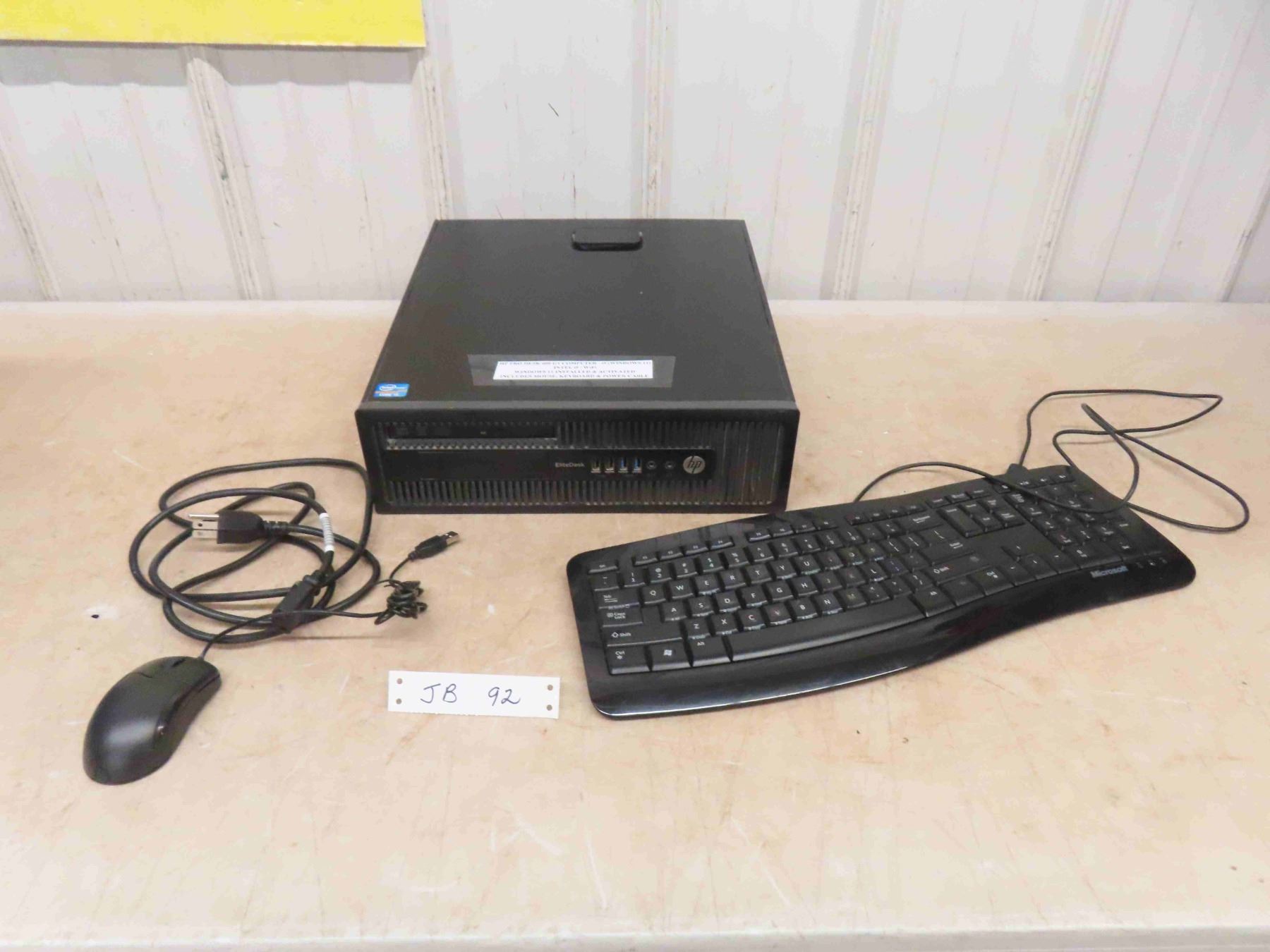 HP Pro Desk 600 Gi Computer Windows II Installed + Activated Includes ...