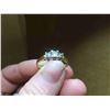 Image 4 : 10kt Yellow Gold with Diamonds Ladies Sz 9 Ring Total Weight 2.5 gr