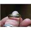 Image 4 : 10kt Yellow Gold Band with Diamonds SZ 10 Total Weight 5.1 gr