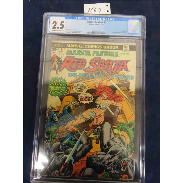 Marvel Comics Red Sonja First Issue Graded