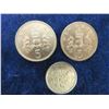 Image 2 : (18) Various British Coins ; Shillings, New Pence + 2 Distressed Coins From ??