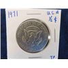 Image 2 : (2) 1971 American 1/2 Dollar, 1979 American Susan B Anthony Dollar Coin