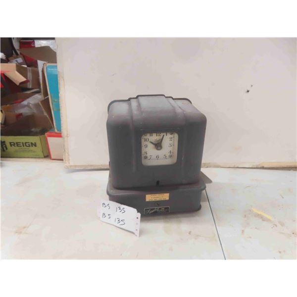 Vintage Simplex Time Clock Recorder From Glenn's Garage