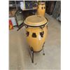 Image 1 : Congo Drums with Stands ' Mein 1' with Wrench