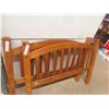 Image 2 : Wooden Single Headboard + Footboard