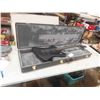 Image 1 : Epyhone Base Guitar with Hard Case **Has A Sizable Crack by Volume Knobs Going Through The Guitar