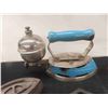 Image 2 : Coleman Gas Iron & (5) Sad Iron + Handle + Trivet