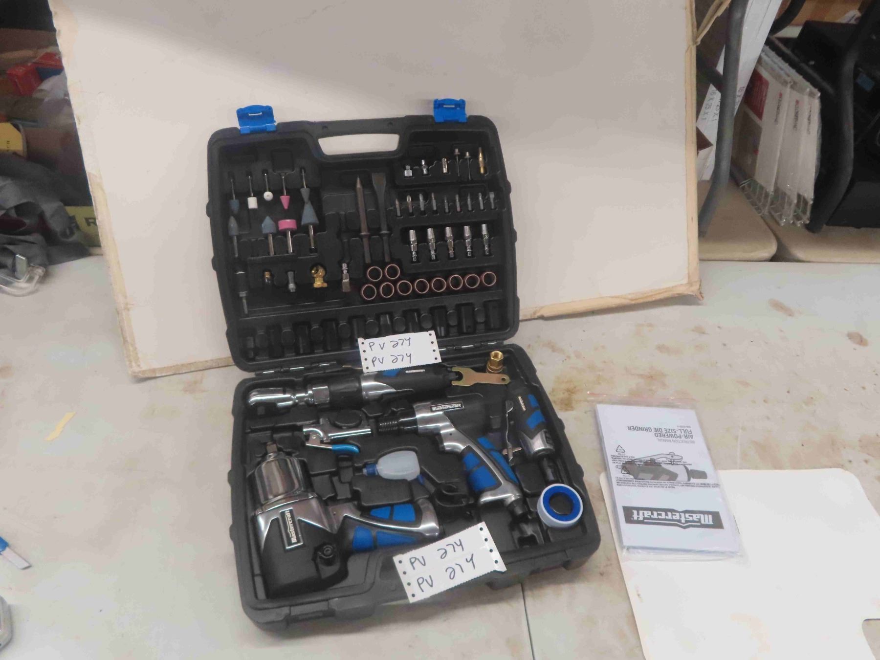 Mastercraft Air Tool Set; 1/2