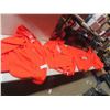 Image 1 : 4 Hunting Orange Zippered Hoodies  & Extra Wide Pair of Pants