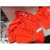 Image 2 : 4 Hunting Orange Zippered Hoodies  & Extra Wide Pair of Pants