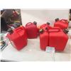 Image 2 : 7 Gas Cans with Extra Caps, Spouts