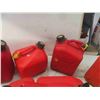 Image 3 : 7 Gas Cans with Extra Caps, Spouts