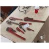 Image 1 : 8 Pipe Wrenches up to 18"