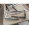 Image 2 : 18 Metal Shelf Brackets & Vintage Pink Light Fixture