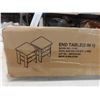 Image 2 : New In Box (2) End Tables