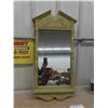 Image 2 : Painted Decorative Mirror 14" x 31", (2) Labtec Speakers, Sanyo Remote Message