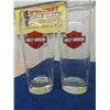 Image 2 : Lot of 2 MGD Harley Davidson Beer/Draft Glasses, Lot of 2 Millar Genuine