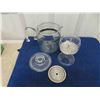 Image 2 : Pyrex Items ; 6 Cup Tea Pot, 6 Cup Coffee Perc, 4 Cup Perc, 9 Cup Perc - All 