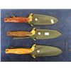 Image 2 : (6) Knives; 3 Hunting with Sheaths & Electric Buffer/ Polisher? 