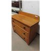 Image 2 : Antique 3 Drawer Dresser 18" x 38" x 42"