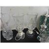 Image 2 : 2 Crystal Table Lamps, Pictures, Vases, Decorative Candle Sticks