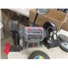 Image 2 : King 8" Bench Grinder with Lamp + Extra Discs, Wire Wheel