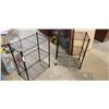 Image 2 : 2 Metal Racks - Both 13" x 23" x 30"