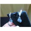 Image 8 : Sky Blue Topaz Necklace 12 mm  10mm Stone 5 Carats on Sterling Silver 18" - 