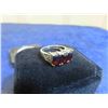 Image 2 : Garnet Ring on Sterling Silver, 3 Carat on Real Stone - Total Weight 4.35 gr