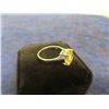 Image 2 : Citrine Ring 14 k Gold Plated Sterling Silver, Sz 8, 11mm x 9mm Real Stone from Brazil -