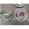 Image 8 : China Cups + Saucers - Various Patterns