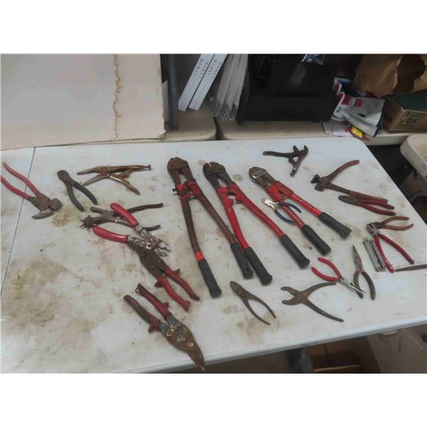 Bolt Cutter, Fencing tool, Vice Grips, Tin Snips, Cutters, Plus more