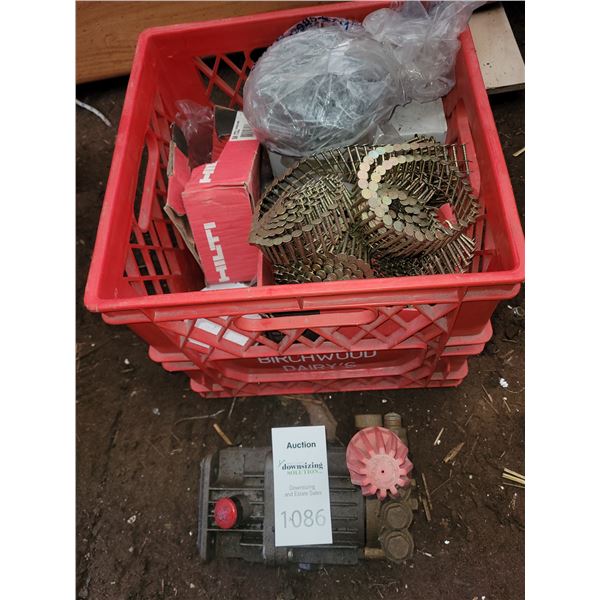 Electric Motor & Roofing Nails Cat B