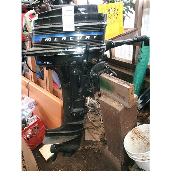 Mercury 4.5 Out Board Motor Cat B