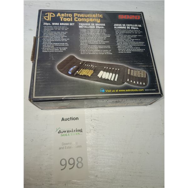 Astro Pneumatic Wire Brush Set Cat A