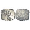 Image 1 : Ancient India: Archaic silver punch-marked coin - Bihar series, generally attributed to 'Magadha Jan