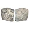 Image 1 : Ancient India: Imperial Magadhan silver punch-marked Karshapana coin (c.400-350 BC), GH series I, no