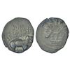Image 1 : Ancient India: Satavahanas - arsenical copper 'elephant' type coin attributed to Gotamiputa Siri Sat