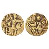 Image 1 : Ancient India: Kidarite Huns in Kashmir - base gold dinar in the name of 'Kidara', middle series, (c
