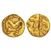 Image 1 : Medieval India: Kadambas of Hangal - uninscribed and unattributed gold fanam, c.11th-12th century, 0