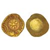 Image 1 : Medieval India: Yadavas of Devagiri, gold punch marked Asu or 'Padma tanka' of Mahadeva (1261-1270 A