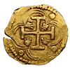Image 2 : SPAIN, Toledo, gold cob 1 escudo, Philip II, assayer M-in-circle below mintmark oT to left, denomina