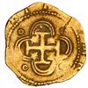 Image 2 : SPAIN, Seville, gold cob 2 escudos, Philip III, assayer B, OMNIVM in legend.