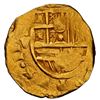 Image 1 : SPAIN, Seville, gold cob 2 escudos, Philip III, assayer V, NGC AU 55.