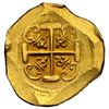Image 2 : MEXICO, Mexico City, gold cob 8 escudos, (1712) (J), ornate-tressure cross, NGC MS 64, finest known