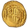 Image 2 : MEXICO, Mexico City, gold cob 2 escudos, Philip V, assayer J, box-end cross (1705-10), very rare, NG