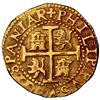 Image 2 : PERU, Lima, gold cob 8 escudos, 1707 H, legend ISPANIAR, rare, NGC MS 63 (1715 Fleet Shipwreck Label