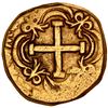Image 2 : COLOMBIA, Bogotá, gold cob 4 escudos, Ferdinand VI, assayer S to right above tilted denomination 4,