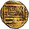 Image 1 : COLOMBIA, Bogotá, gold cob 2 escudos, Charles II, assayer G, NGC AU 58.
